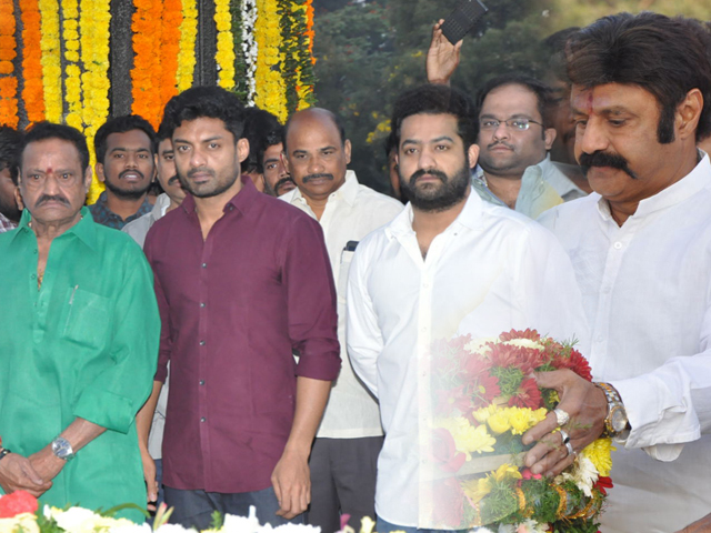 NTR Family Members at NTR Ghat Stills
